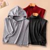 Women Wool Detachable Collar Fake Neck Mock Hooded Solid Color False Sweater Ladies Turtleneck Neckwear Clothing Accessories