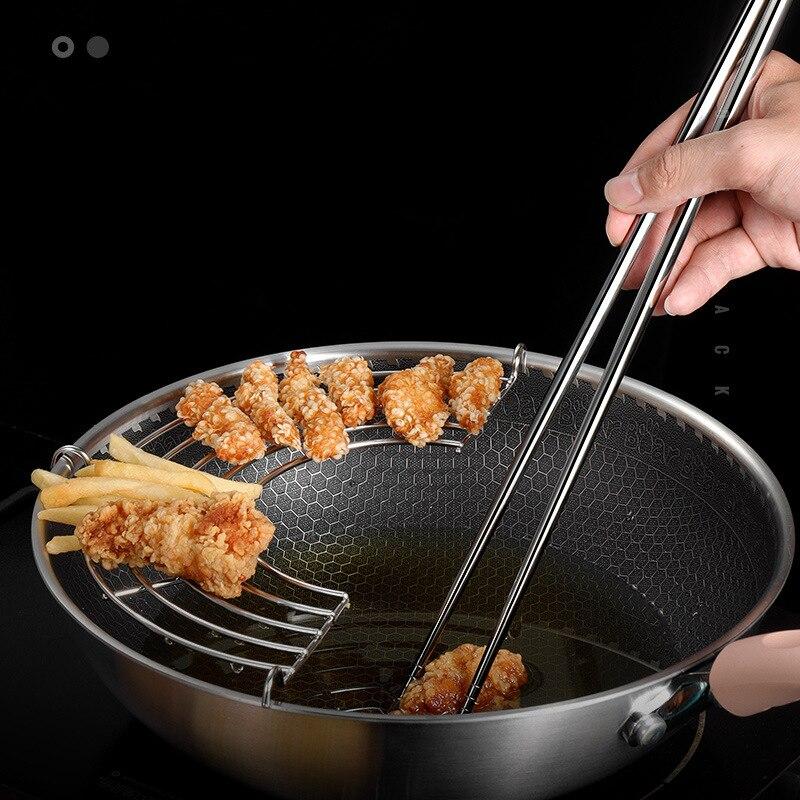 Подставка для слива воды Подставка для барбекю Подвесная сковорода из нержавеющей стали Дренажная стойка для жарки Кухонная изоляция Дренажное масло Аксессуары