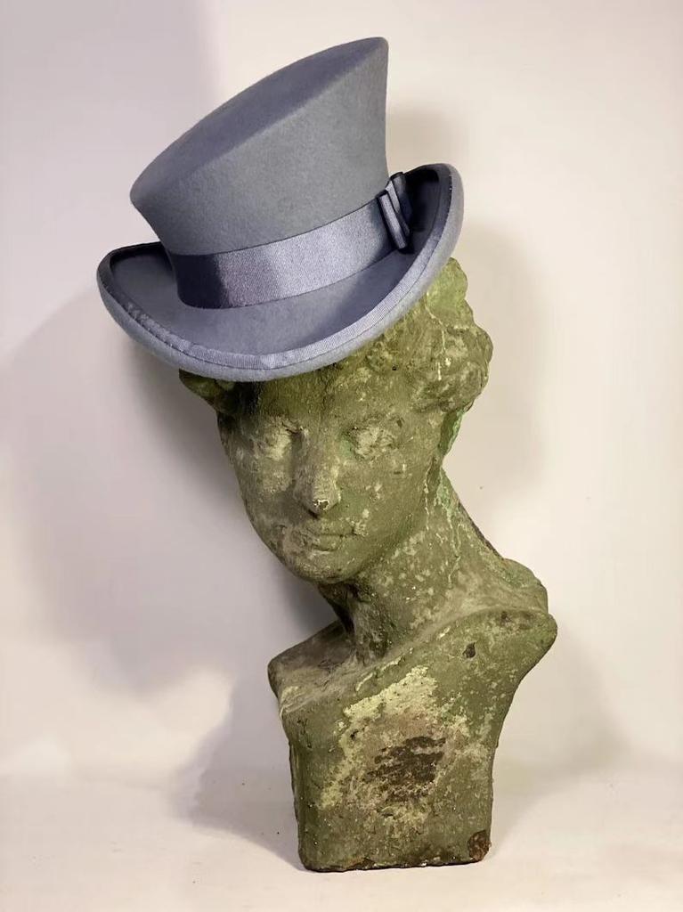 Women Men Asymmetric Top Wool Fedora Hat Magician Steampunk Cosplay Punk Party Caps Retro Fashion Ribbon Top Hat Dropshipping