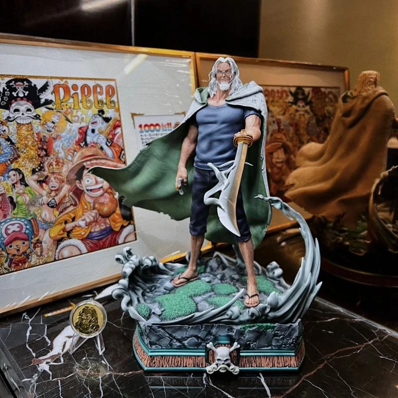 One Piece 32 см Сильверс Рейли Фигурки Действия Модель Набор Аниме Периферия GK Игрушка Статуя Держащая Меч Настольное Украшение Подарок Мальчику