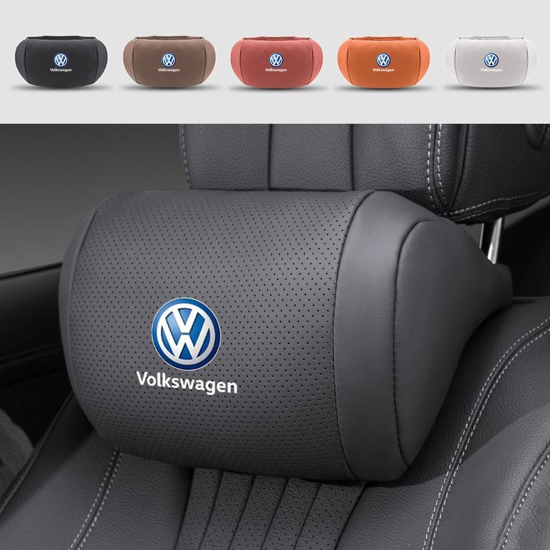 Car Seat Neck Pillow Memory Cotton Headrest Accessory For Volkswagen VW Polo Golf GTI CC Tiguan Arteon Passat Jetta Touareg ID.3 Kl0