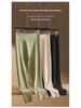 High-Waist Seamless Tummy-Control Cashmere Silk Women's Leggings - Thick, Warm, Plus-Size for Autumn & Winter