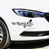 Flying Butterfly Flower Car Stickers Waterproof Auto Body Styling Decor Decals Window Vinyl Sticker Car Exterior Accessories