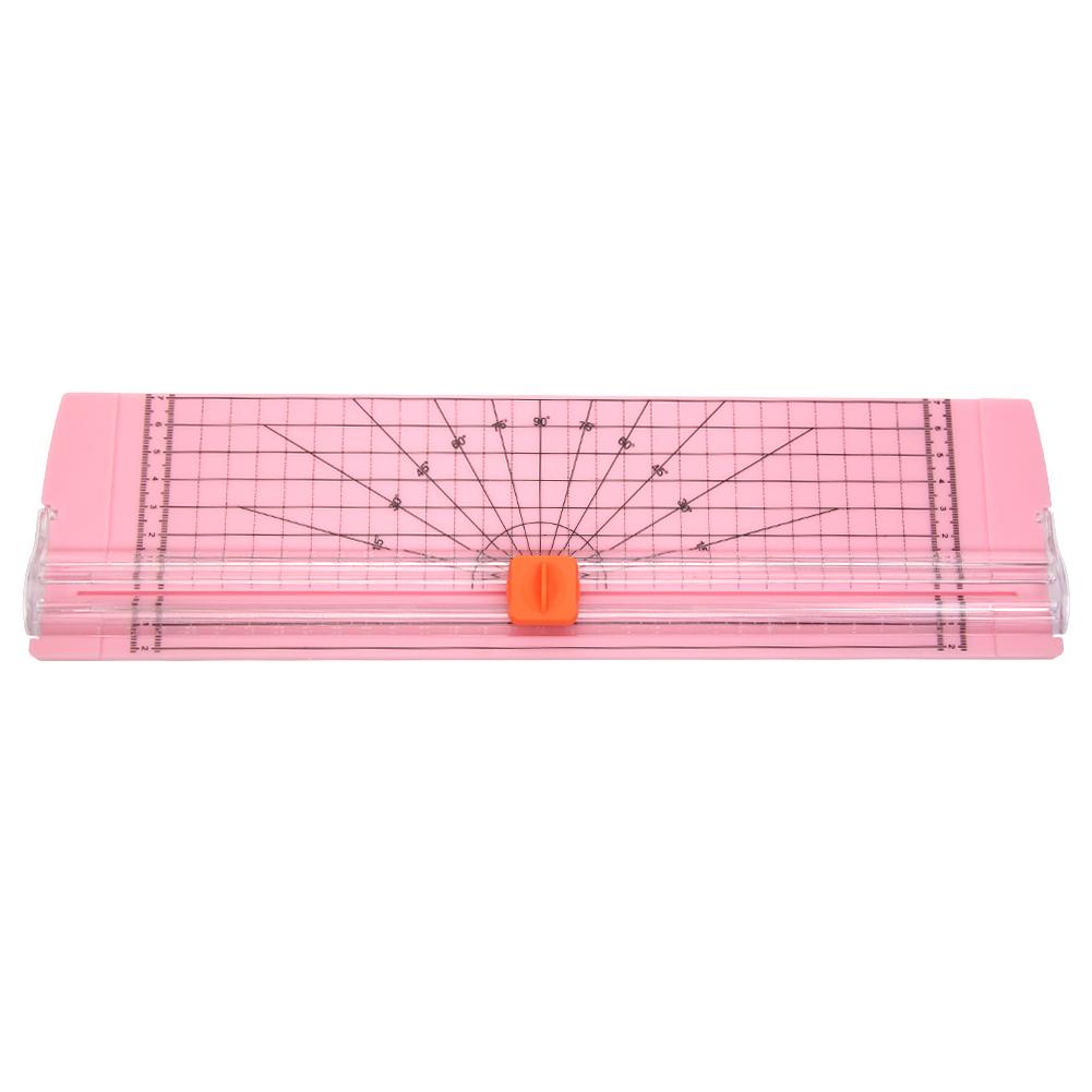 Машина для резки бумаги формата А4, офисный триммер, лезвие для фотоальбома (розовый)