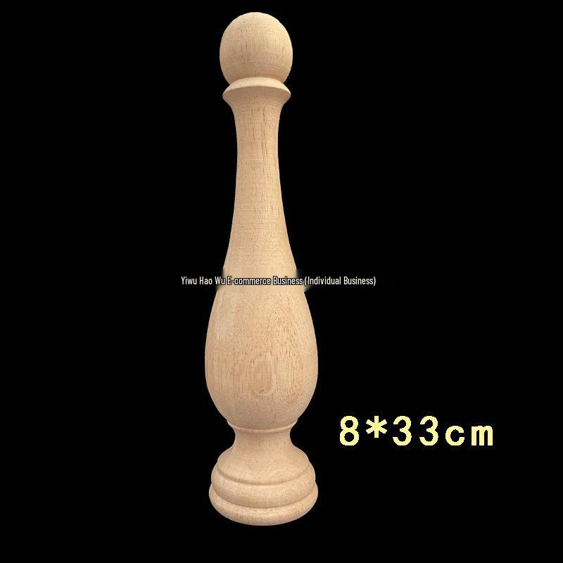 Европейская тумба из массива дерева - Декоративный резной деревянный шар для мебели и перил