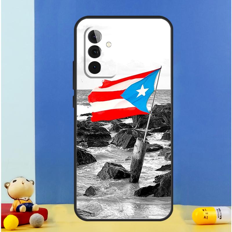 Puerto Rico Flag Case For Samsung Galaxy A56 A52 A53 A16 A26 A36 A55 A35 A15 A32 A12 A33 A13 A14 A34 A54 A17