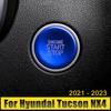For Hyundai Tucson NX4 2024 2024 2024 Car Engine One-Click Start Stop Button Ring Covers Circle Case Trims Sticker Accessories