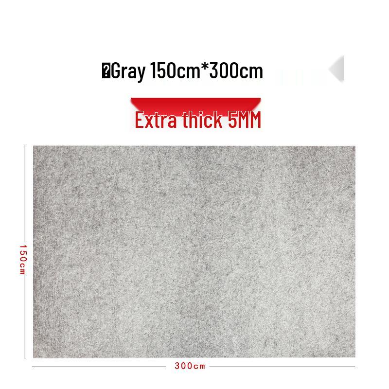 Wool Felt Pad for Calligraphy & Painting - Thick, Brush-Friendly Writing Mat, Four Treasures of the Study