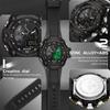SANDA New Electronic Watch Hundred Beasts Green Light Waterproof Fashion Trend Black Technology Multi -functional Shock -proof Men's Watch
