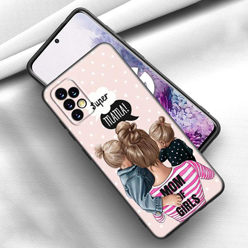 Super Mom Baby Girl Boy Phone Case For iPhone Samsung Galaxy Redmi Xiaomi Oppo OnePlus Note S A 7 8 9 10 11 12 13 14 20 21 22 23 53 54 Pro Max Ultra