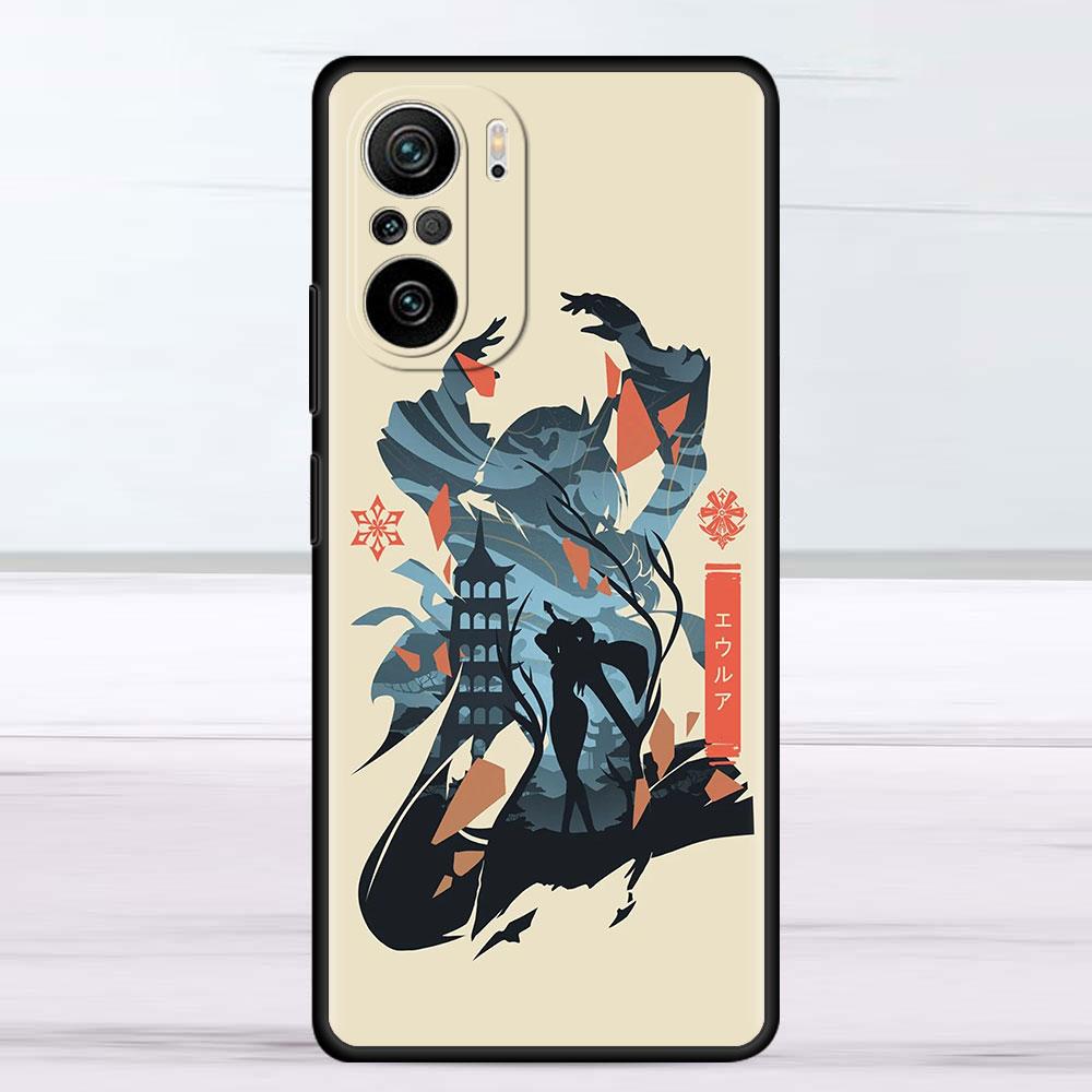 Милый чехол с рисунком аниме Genshin Impact для Xiaomi Redmi Note 11 10 9S 9 K40 Pro 7 8 9A 9C 8T 9T 10C 10Pro, силиконовый чехол для телефона
