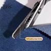 Quilting Patchwork Tools Stainless Steel Zig Zag Scissors with Serrated Teeth, Multipurpose Pinking Shears, Heavy Duty Craft Lace Dressmaking