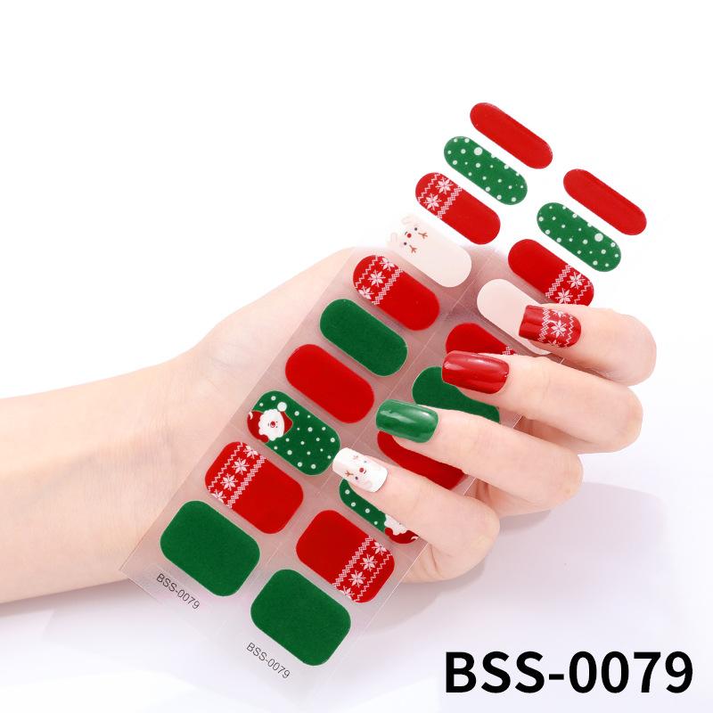 Gel Manicure Stickers Semi-cured Gel Nail Stickers Nail Polish Glue Manicure Stickers