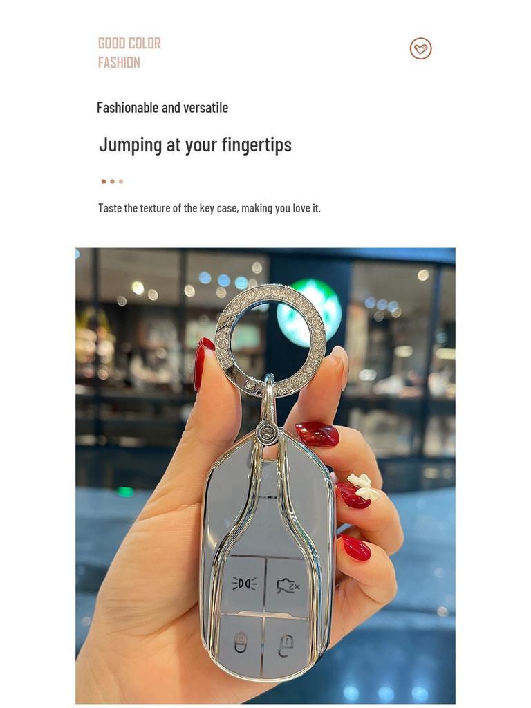 Women's Maserati Key Case for Levante and Ghibli Models - High-End Design