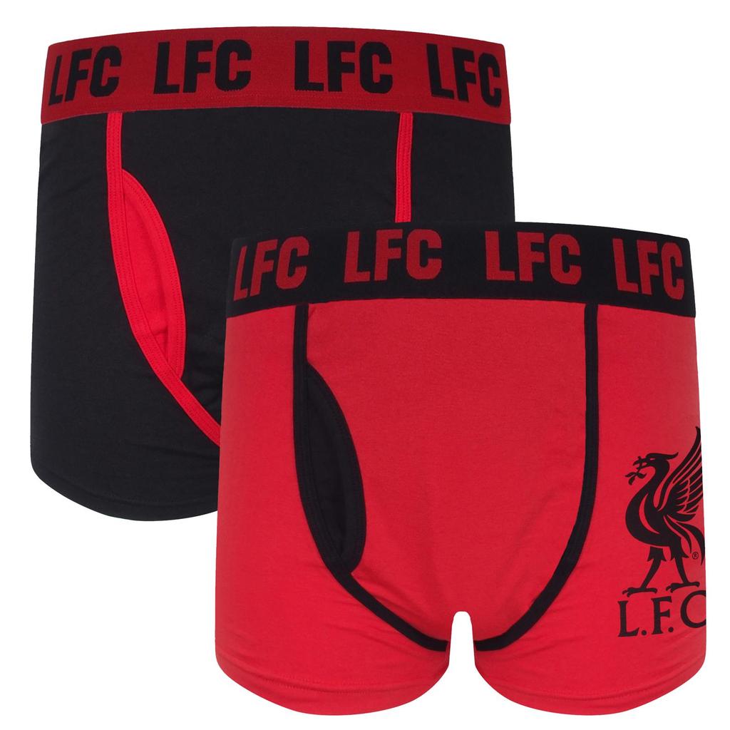 Liverpool FC Mens Boxer Shorts (Pack of 2)