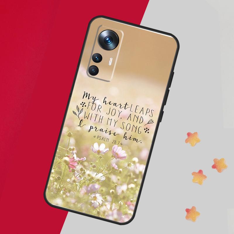 Christian Psalms Case For Xiaomi 15 Ultra 13 14 11T 12T 13T 14T Pro Cover For POCO F7 F6 F5 X3 X5 X6 X7 Pro