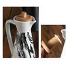 400/800ml Ceramic Oil Dispenser Bottle Dust-proof Design Handmade Ceramics Oil Can for Kitchen Cooking Olive Oil Soy Sauce Vinegar Cruet Storage