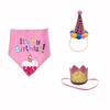 Accessories Scarf Birthday Costume Pet Birthday Caps/Bibs Bandana Headwear Cap Hat Sequin Design
