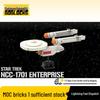 Платиновый Кирпич MOC-169001-1 Серия «Звездный путь» NCC-1701 Энтерпрайз