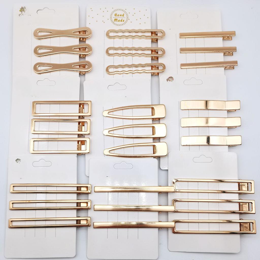 3 Pcs/ Set Geometric Bangs Clips Korean Fashion Hairpins Side Hairgrips Women Girls Hair Accessories Hair Jewelry