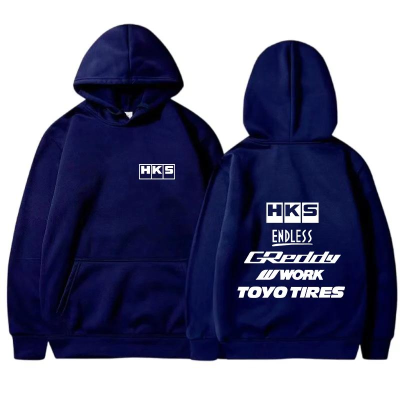Новая мужская крутая толстовка с капюшоном Japan JDM Modified Car HKS ENDLESS Hoody для мужчин и женщин, винтажная повседневная толстовка с длинным рукавом для мужчин, пуловеры