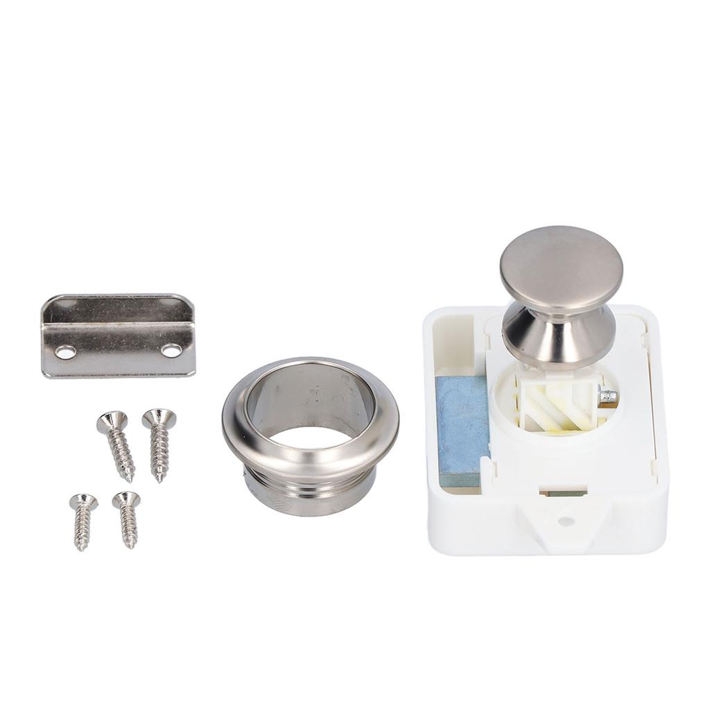 Push Button Latch Cabinet Catch Lock Door Knob Universal for Yachts Motorhome Camper Caravan