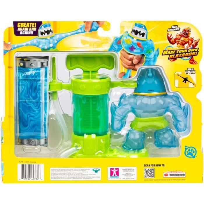 Figurine hero creator thrash 11cm - heroes of goo jit zu - kit de création de texture personnalisée