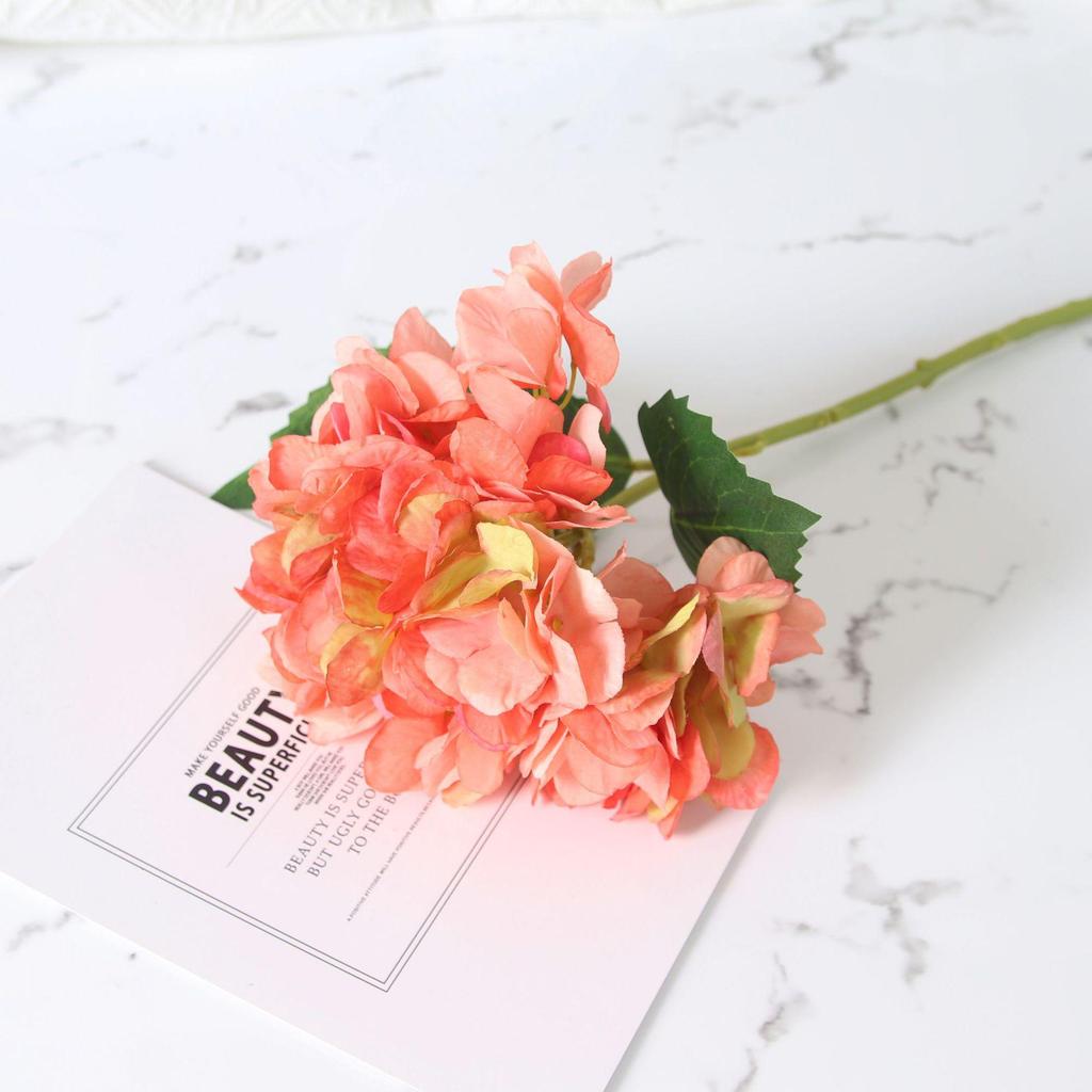 Violet Hydrangea Simulation Wedding Flower Arrangement Ornaments