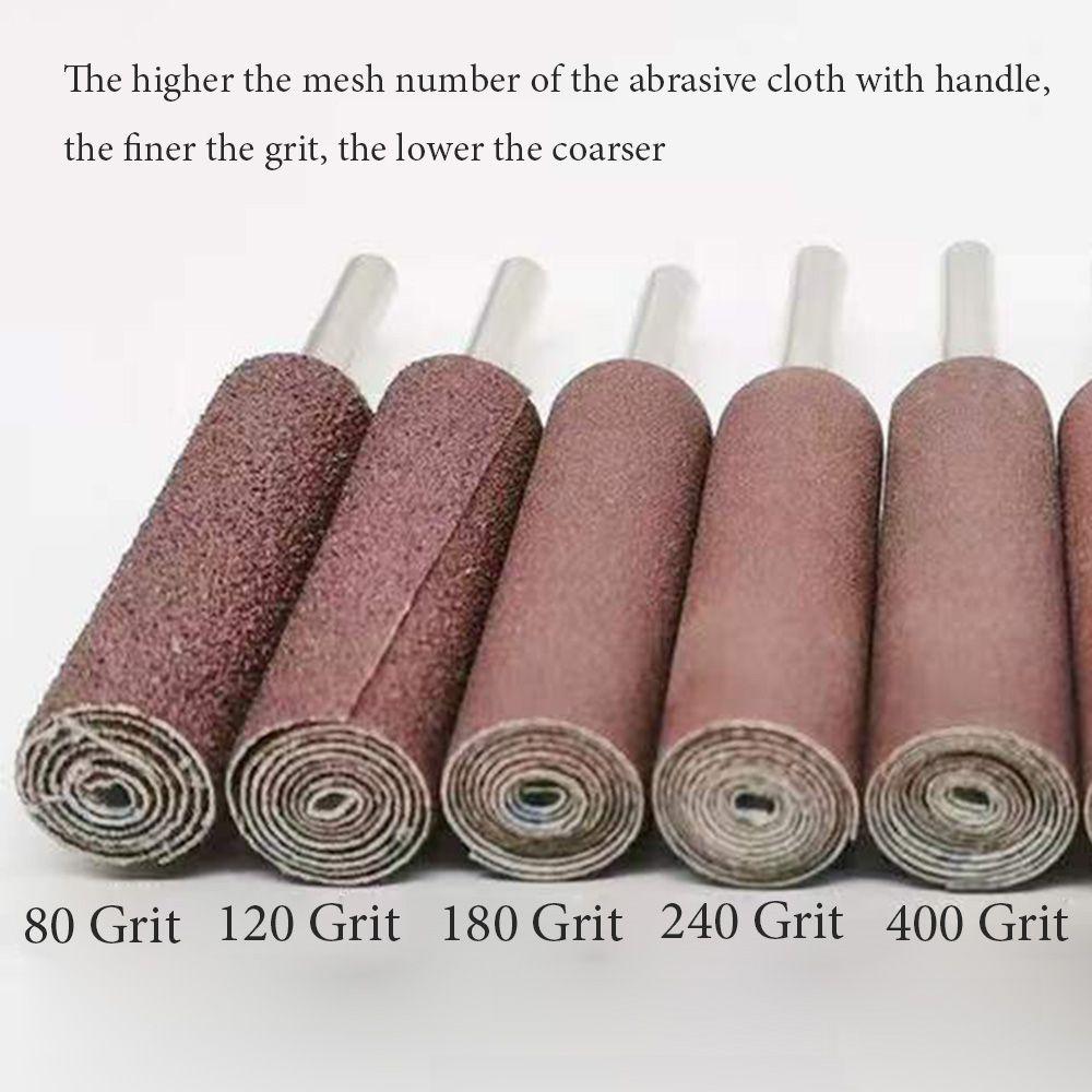 Head Stick Polishing Grinding Drill Accessories Steel Shank Sanding Bands Sand Paper Sandpaper