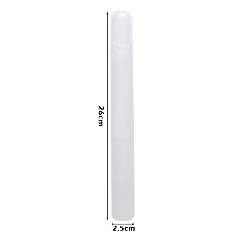 1pcs Portable Plastic Chopsticks Box 26cm Transparent Cutlery Straw Case Eyebrow Pencil Organizer