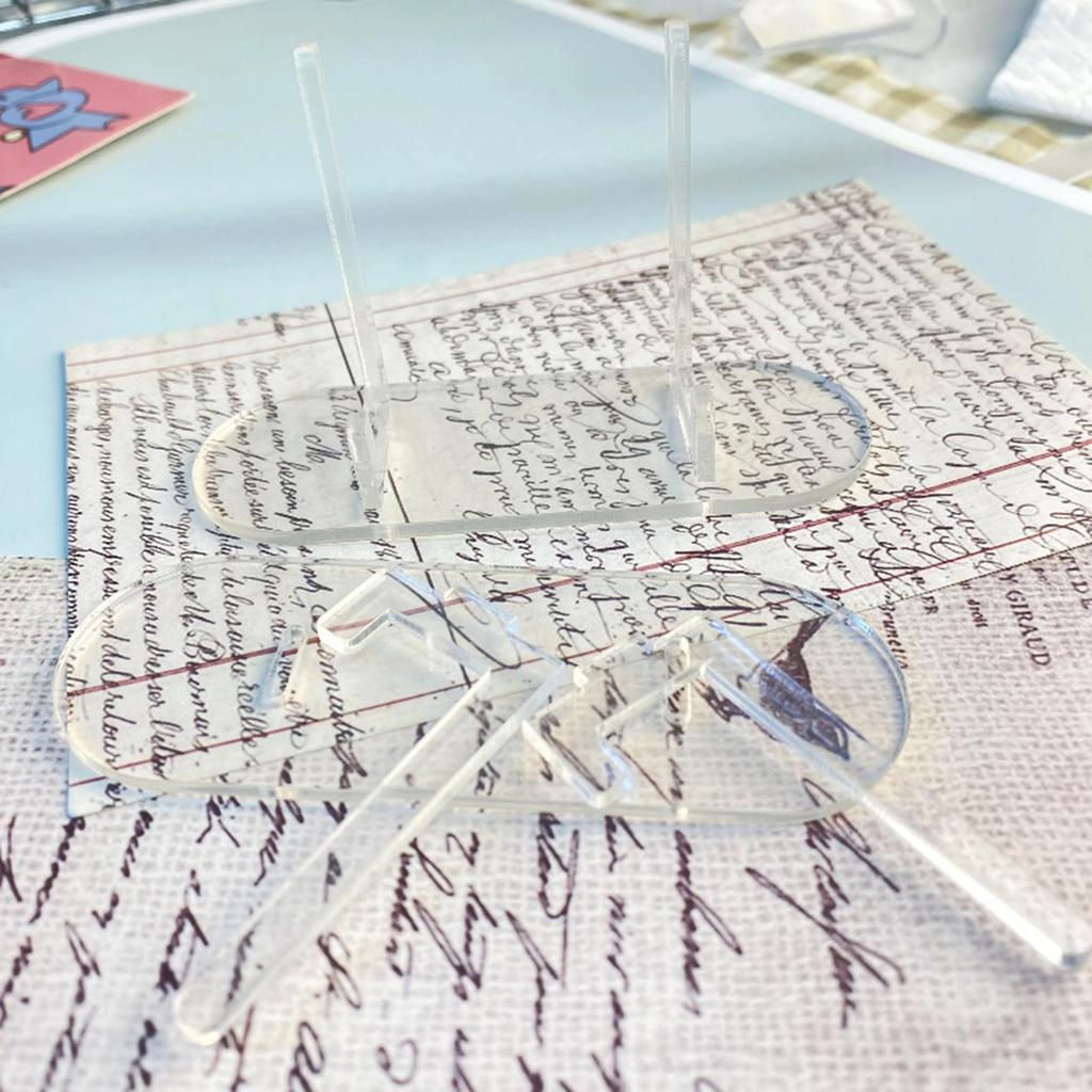 10 штук прозрачных акриловых подставок для карт для грейдированных спортивных карт и дисплея для коллекционных карт, подставки-мольберты для монет-челленджей