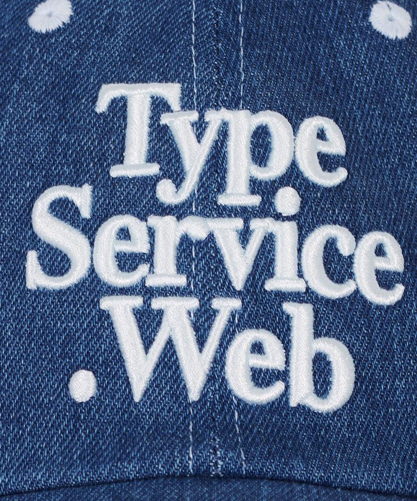 Taibseobiseu Типсервис Кепка с вышивкой Web Stitch [Индего Деним]