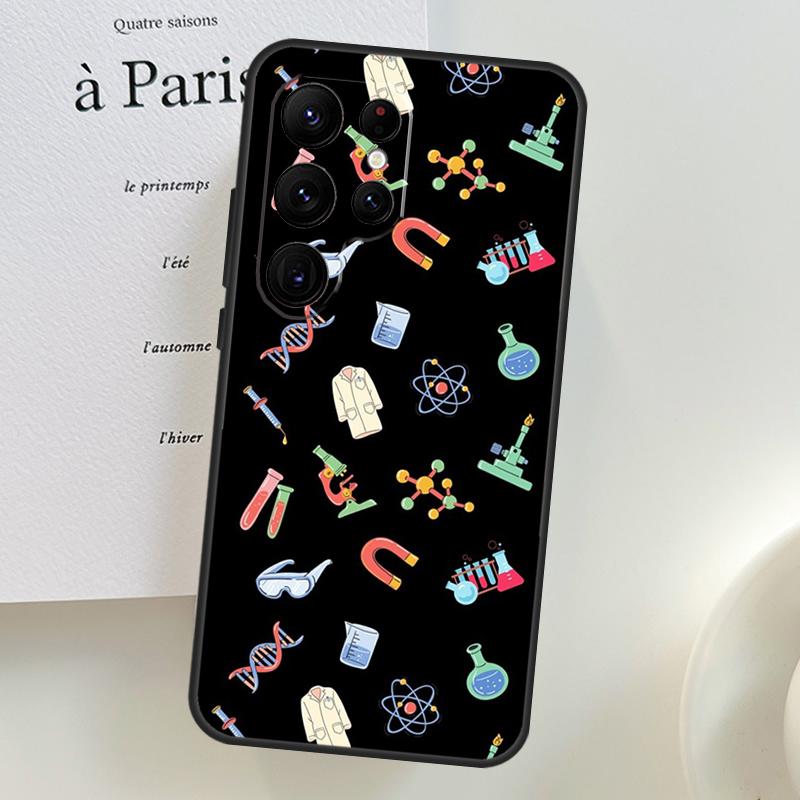 Научный биологический лабораторный чехол для Samsung Galaxy S26 Ultra S24 S23 S22 S21 S25 Ultra S10 S20 Plus S25 FE Чехол для телефона