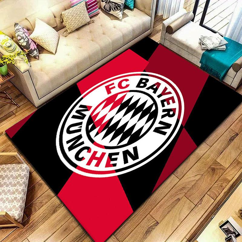 Ковер FC Bayern München для гостиной, спальни, дома, дивана, детской игровой, нескользящий коврик
