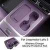 For Leapmotor B10 B01 Lafa 5 Car Wireless Charger Silicone Cover Scratch-resistant Protective Pad Interior Accessories
