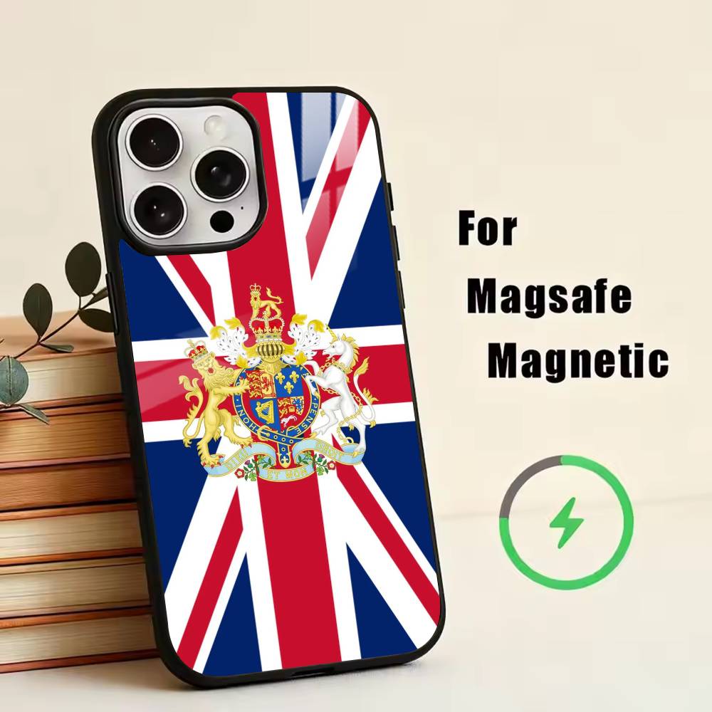 Чехол для телефона с американским флагом для iPhone 17, 16, 15, 14, 13, 12, 11 Plus, Pro, магнитный, для беспроводной зарядки Magsafe