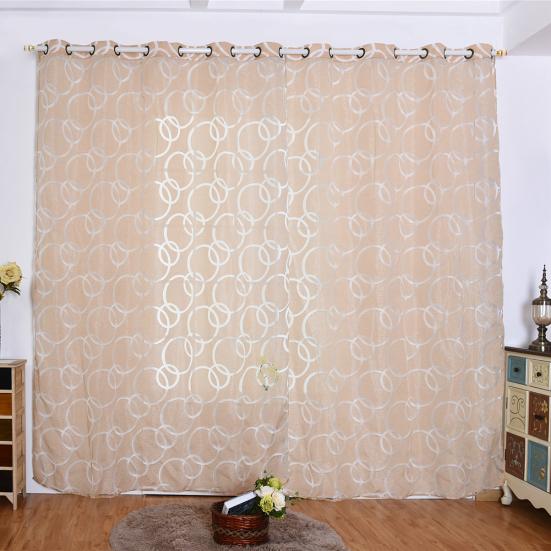 Модные круглые пузыри, оконные занавески, прозрачная перегородка, декор для окон дома, спальни