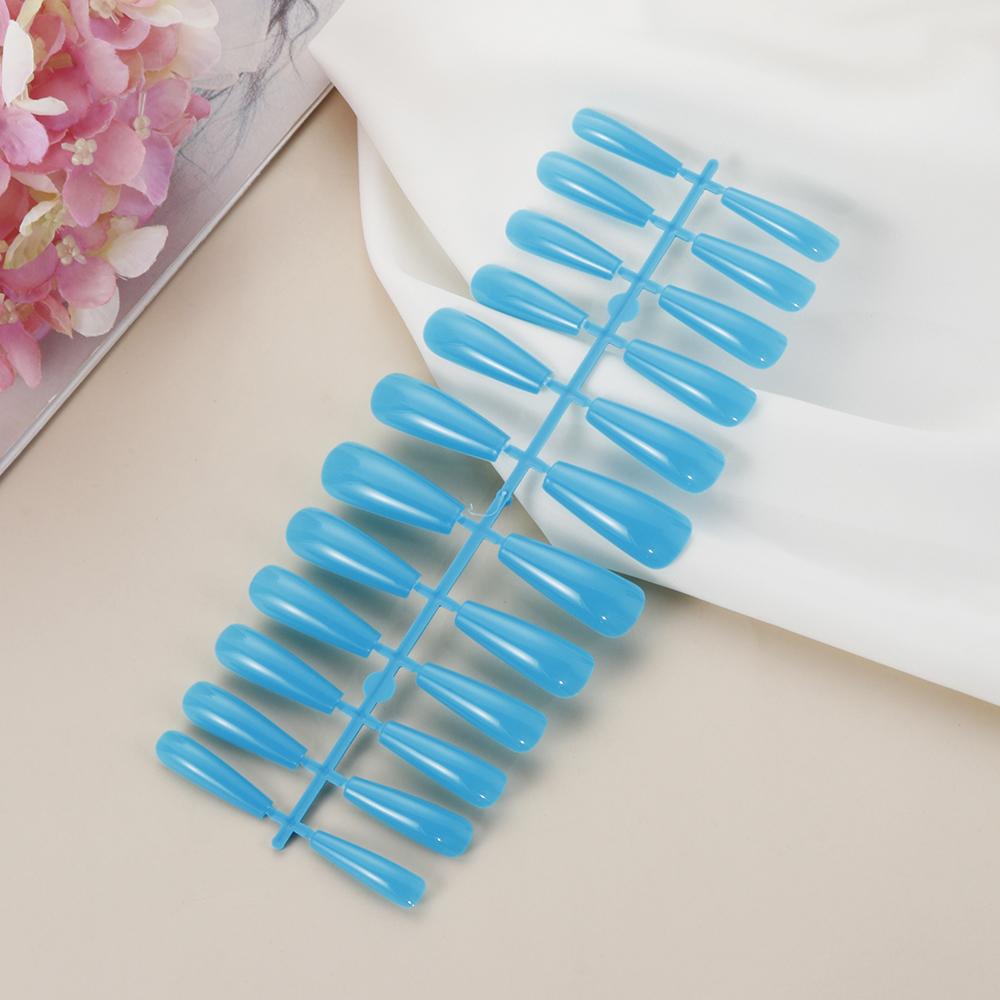 24Pcs/Set Art Extension Full Cover Nail Tips Ballerina Nail False Nails Coffin Fake Nail