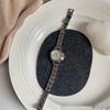 Small Round Dial Women Watch Exquisite Quartz Wristwatch Trendy Golden Wrist Watch  Daily Use