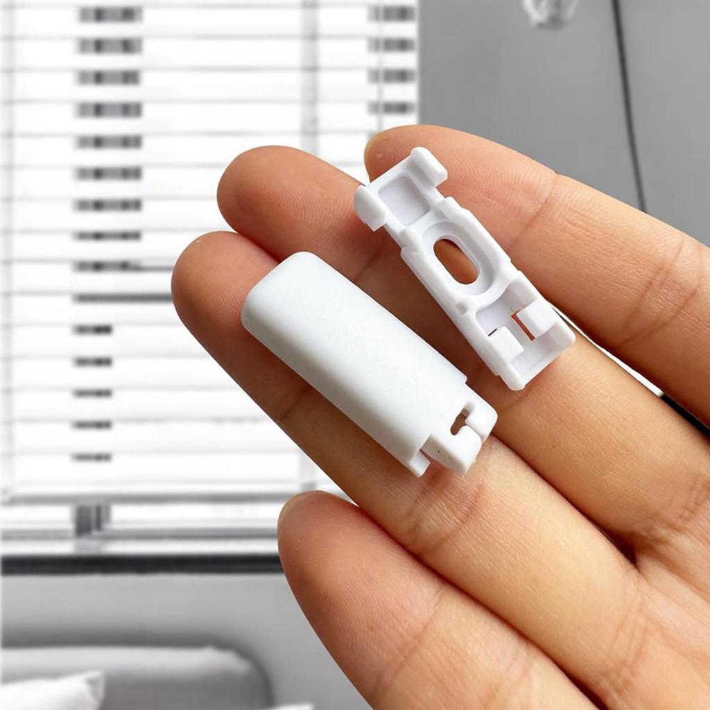 6Pieces Pleated Blind Base Clamping Brackets Tension Shoes with Screws Set for Secure Window Shade Easy Installation