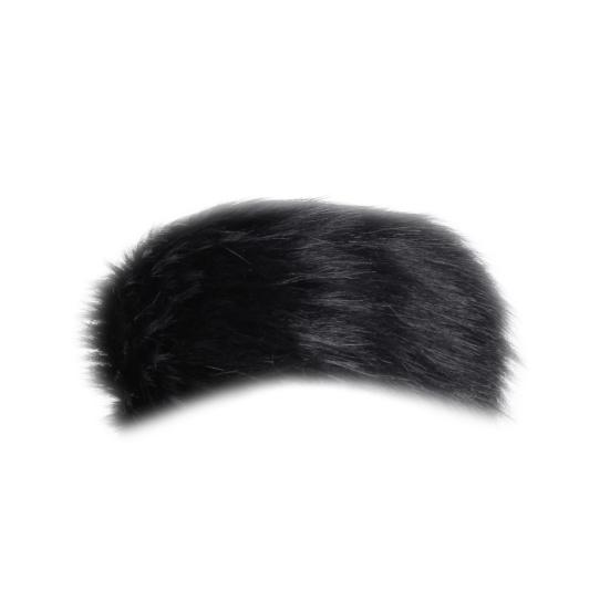 Женская повязка на голову, цветная универсальная утолщенная тюрбан из искусственного меха, широкая шапка для катания на лыжах