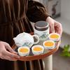 Yi Pan Jin Ting Landscape Portable Tea Set