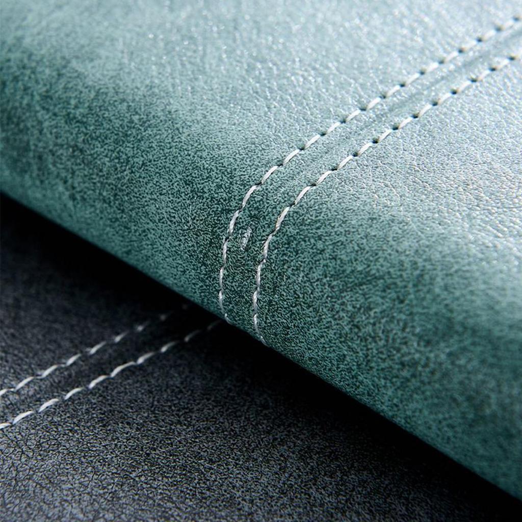 A5 Thickened Leather Buckle Business Notebook, Work Meeting Record Book, Student Study Notebook, Diary, 100 Sheets 200 Pages