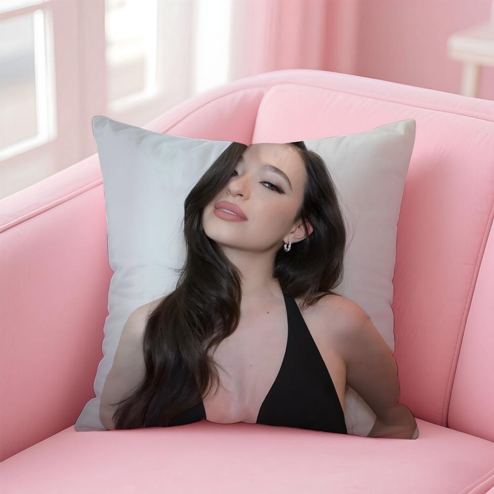 Talented American Beautiful Actress MMikey MMadison Cushion Cover Pillow Case Soft Skin Friendly Fabric Concealed Zipper