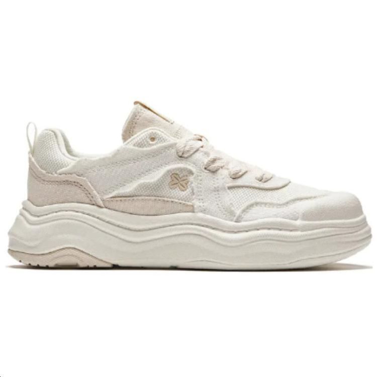 Anta Retro Casual Sneakers Women White Black Gray 122428060-1