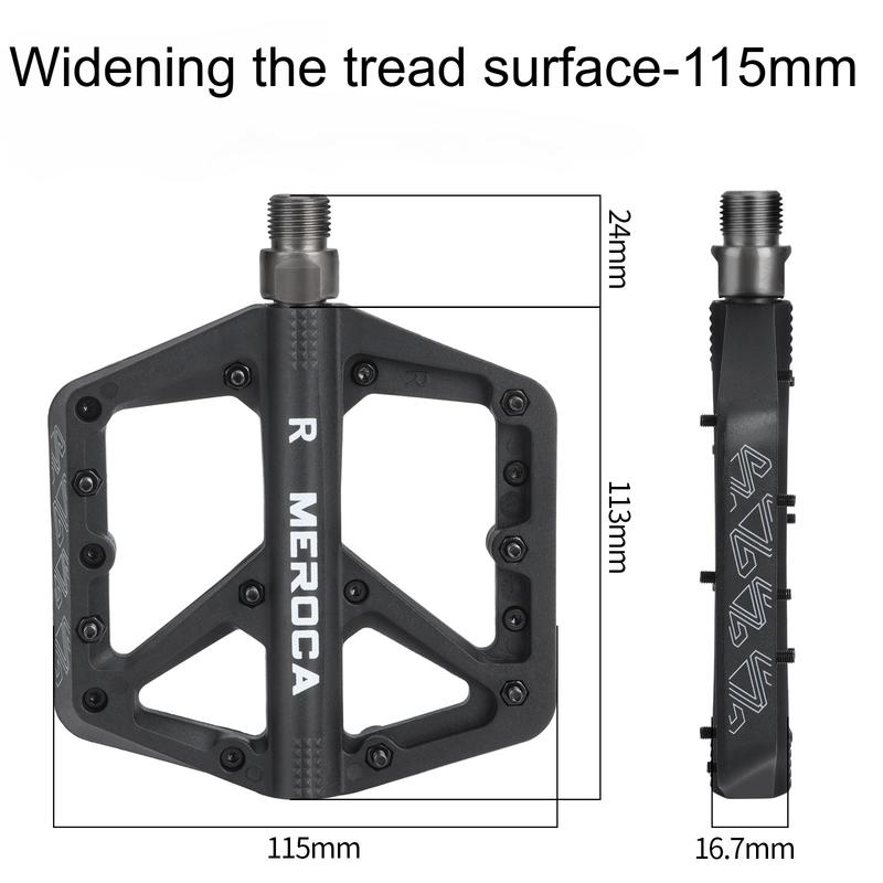Nylon Bicycle Pedals Red Purple Orange Bianchi Pink Green 14mm Ultralight Bearing Wide Pedal for XC Bmx Pedal Board removal tool