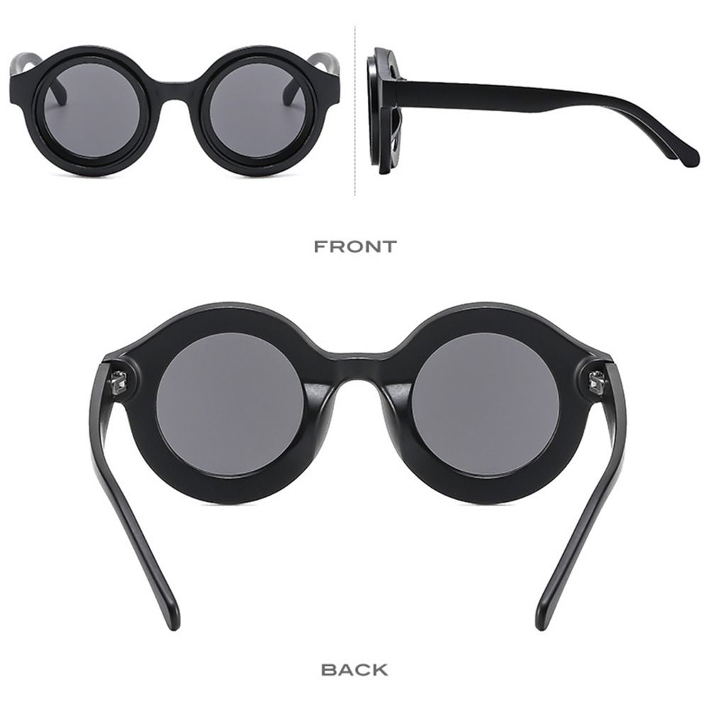 Hip Hop Round Sunglasses Retro UV400 Eyewear Fashion Punk Shades for Men