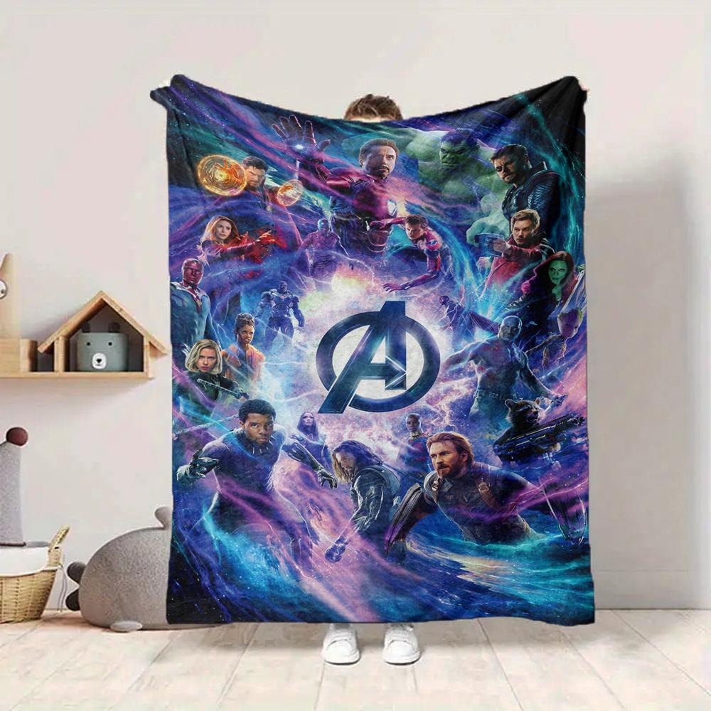 1Pc Avengers Infinity War Poster Blanket Soft And Comfortable Casual Warm Camping Travel Christmas Halloween Xmas Gift M928653