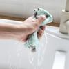 Household Super Absorbent Microfiber Cleaning Towel Clean Cloths Non-stick Oil Rags Scouring Pad