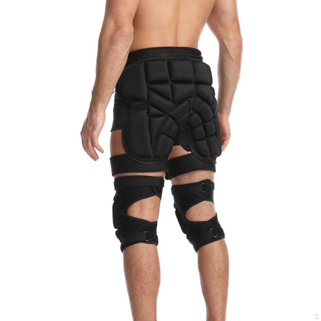 Шорты для защиты бедер с подкладкой EVA для катания на скейтборде и лыжах